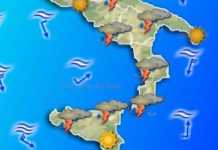 Allerta meteo in Calabria e Sicilia