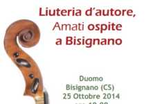 Liuteria d’autore, AMATI ospite a Bisignano