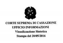 Esito sentenza Corte suprema di Cassazione – Umile Bisignano