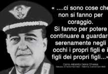 CARLO ALBERTO DALLA CHIESA: “L’ARROGANZA MAFIOSA DEVE CESSARE”