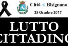 Proclamato il lutto cittadino per il 25 ottobre 2017