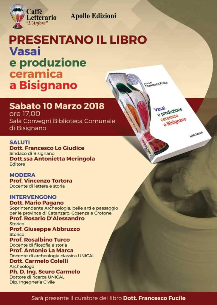 Presentazione libro vasai Francesco Fucile 2018