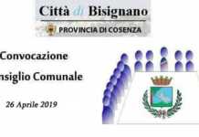 Convocato il prossimo consiglio comunale per il 26/04/2019