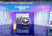 La scomparsa di Luigi Fumarola a Pomeriggio5