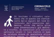 Avvertenze per i calabresi residenti al Nord Coronavirus calabresi residenti al Nord