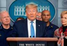 Donald Trump conferenza coronavirus