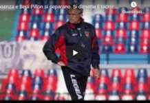 Cosenza-Pillon: è addio.