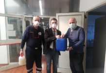 Igienizzante per le mani donato alla Città di Bisignano