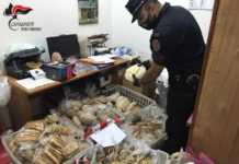 Sequestrati circa 2q di alimenti di un panificio