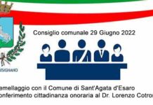 Convocato il consiglio comunale straordinario