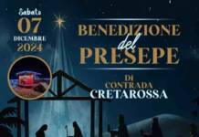 Cretarossa in festa per la benedizione del presepe