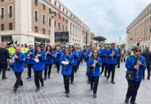 Banda musicale ‘Bellini’ in bella mostra a Roma