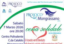 Pro Loco Mongrassano Aps, cena solidale per Tarsia