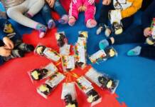 Bambini felici per una Pasqua bisignanese positiva